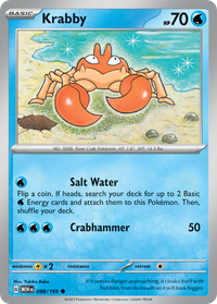 098/165 Krabby - Scarlet & Violet 151