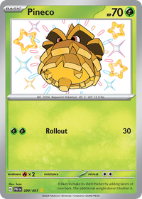 099/091 Pineco - Paldean Fates