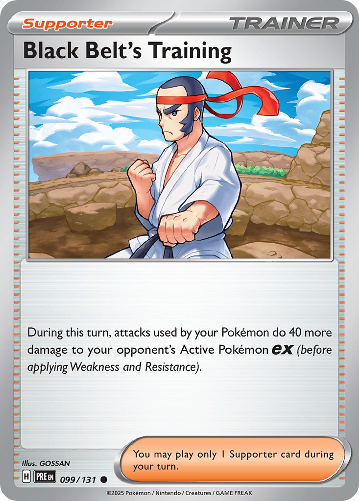 Black Belt's Training 099/131 Prismatic Evolutions card