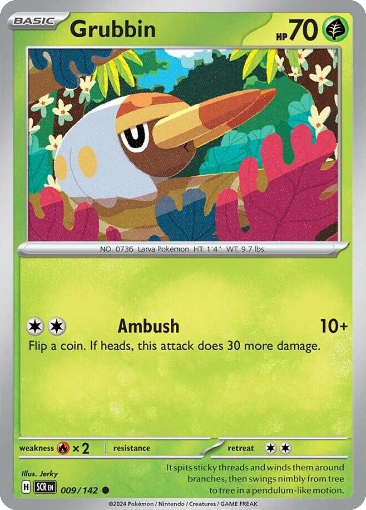 Grubbin 009/142 Stellar Crown card