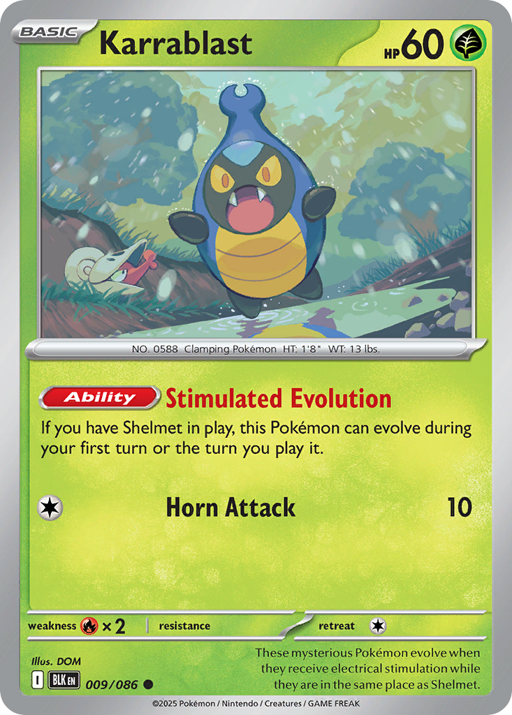 Karrablast 009/086 Black Bolt card
