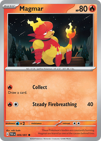 009/091 Magmar - Paldean Fates