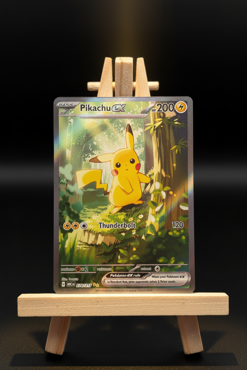 Enhanced Pikachu ex card photo