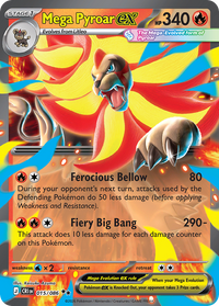 015/086 Mega Pyroar ex - Chaos Rising