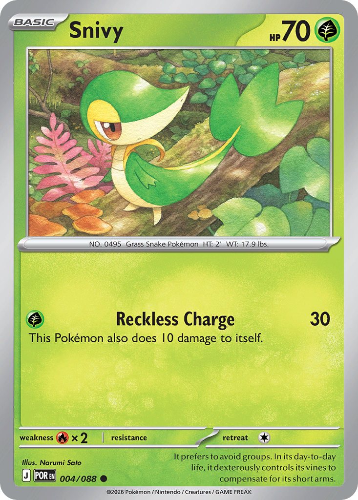 Snivy 004/088 Perfect Order card