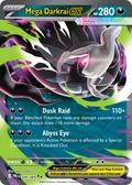 Mega Darkrai ex 048/084 Pitch Black card