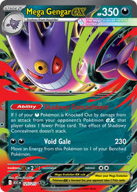 125/217 Mega Gengar ex - Ascended Heroes