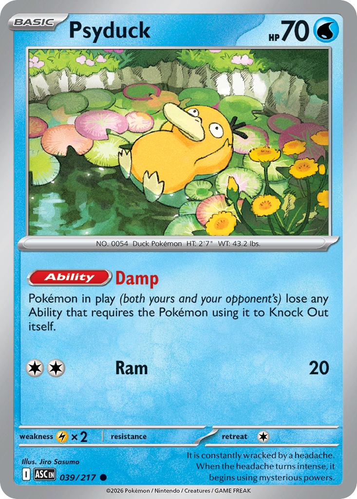 Psyduck 039/217 Ascended Heroes card