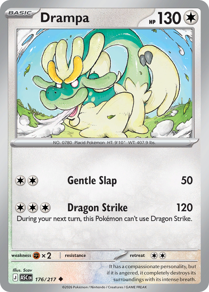 Drampa 176/217 Ascended Heroes card