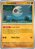 Lunatone 105/217 Ascended Heroes card