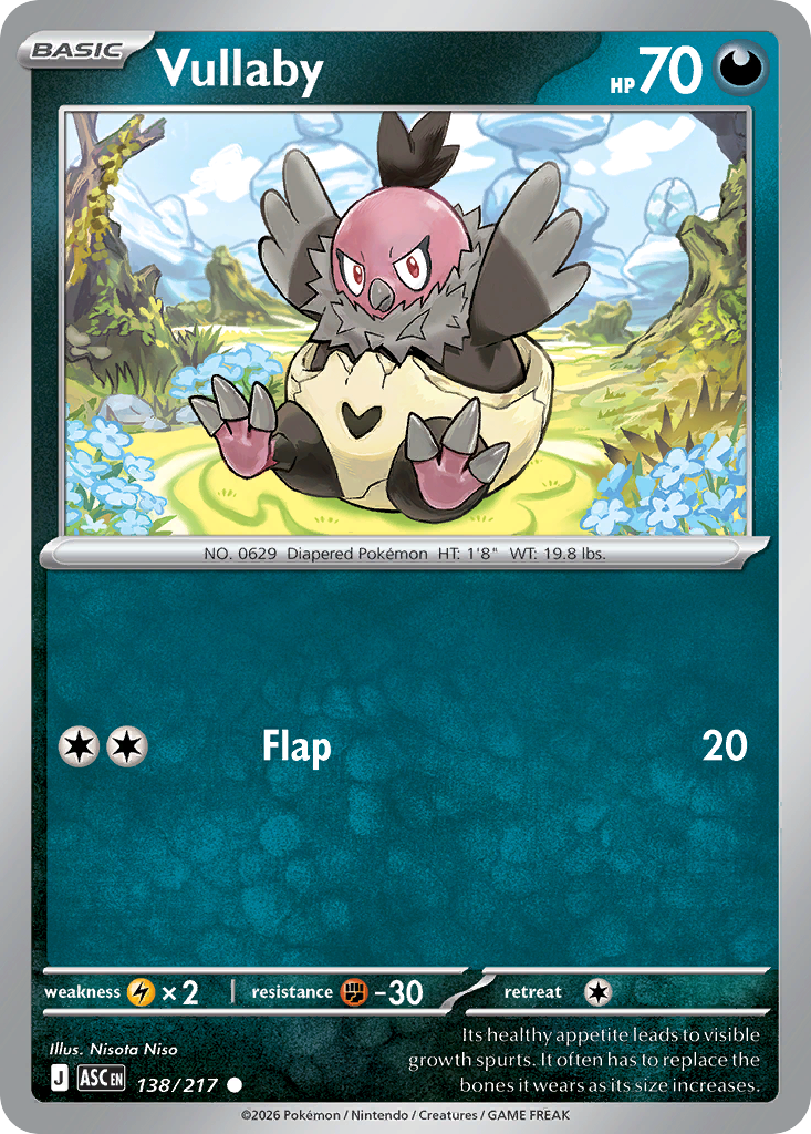 Vullaby 138/217 Ascended Heroes card