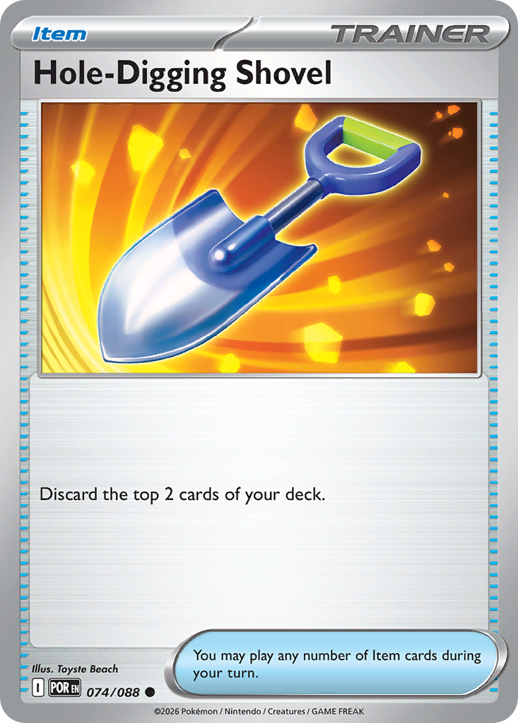 Hole-Digging Shovel 074/088 Perfect Order card