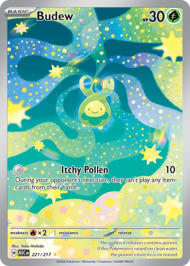 Budew 221/217 Ascended Heroes card