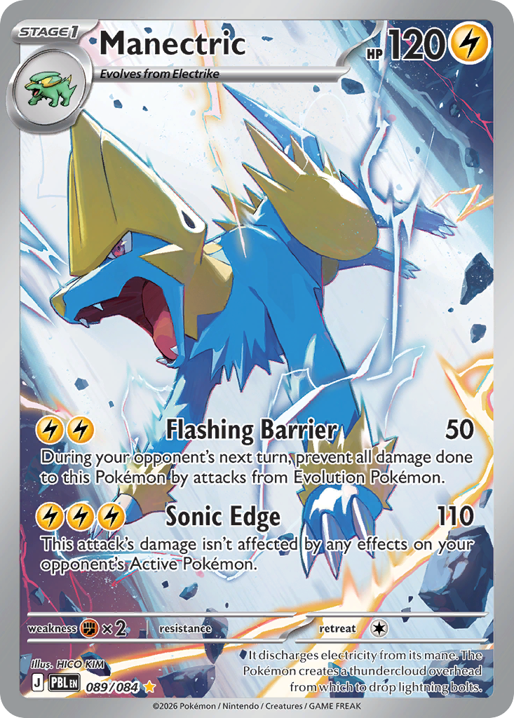 Manectric 089/084 Pitch Black card