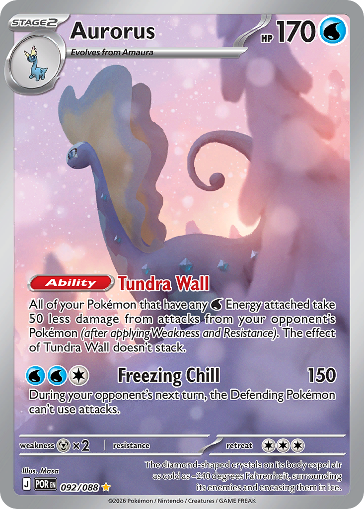 Aurorus 092/088 Perfect Order card