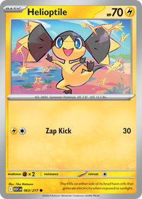 063/217 Helioptile - Ascended Heroes