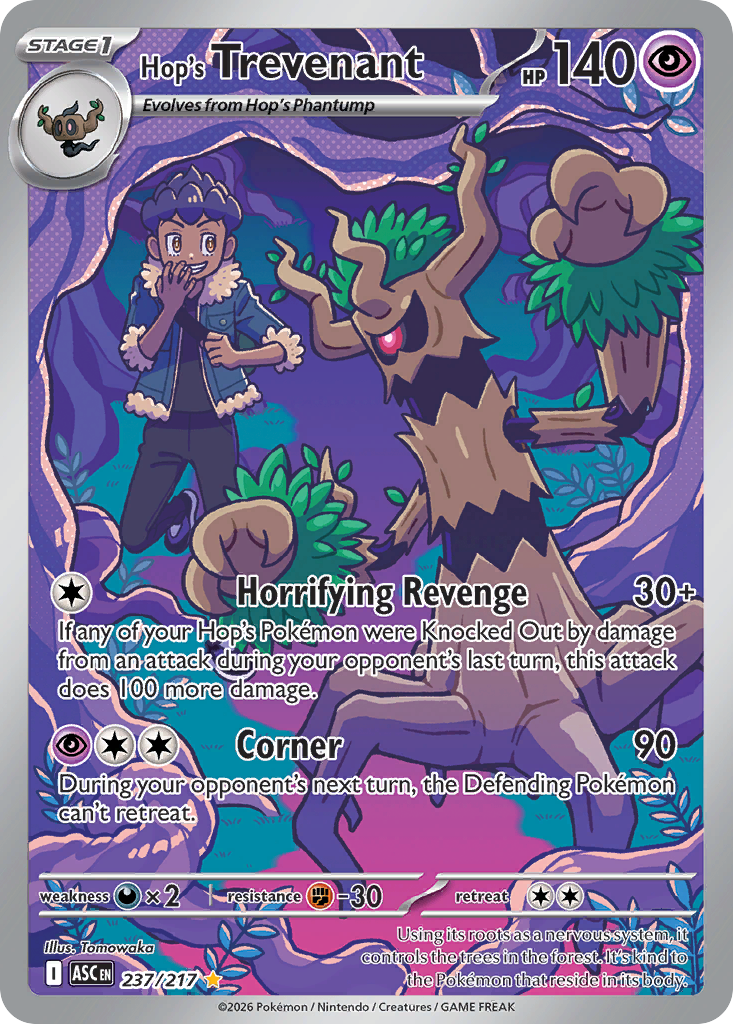 Hop's Trevenant 237/217 Ascended Heroes card