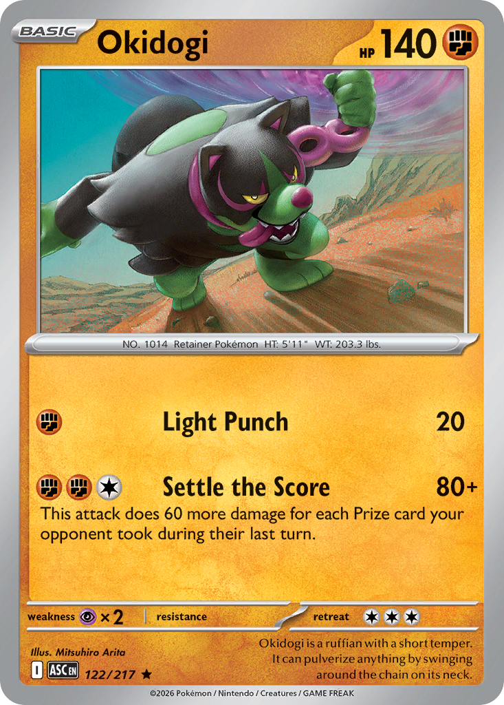 Okidogi 122/217 Ascended Heroes card