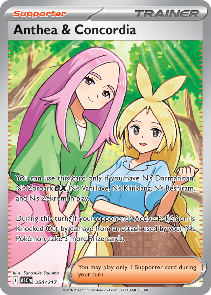 Anthea & Concordia 254/217 Ascended Heroes card