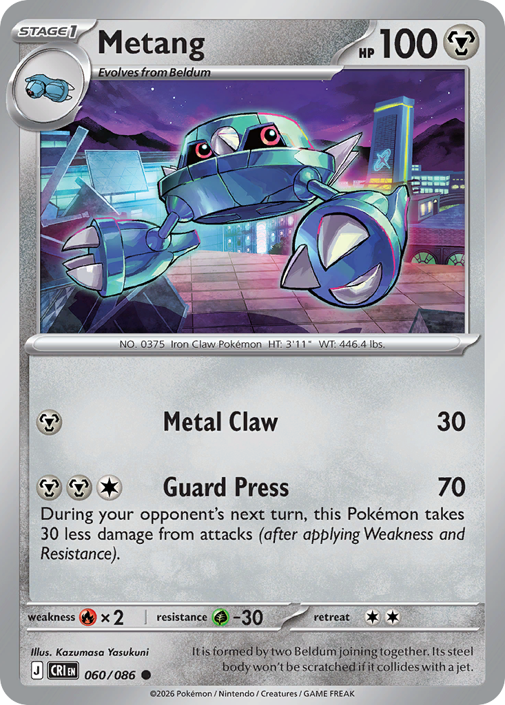 Metang 060/086 Chaos Rising card
