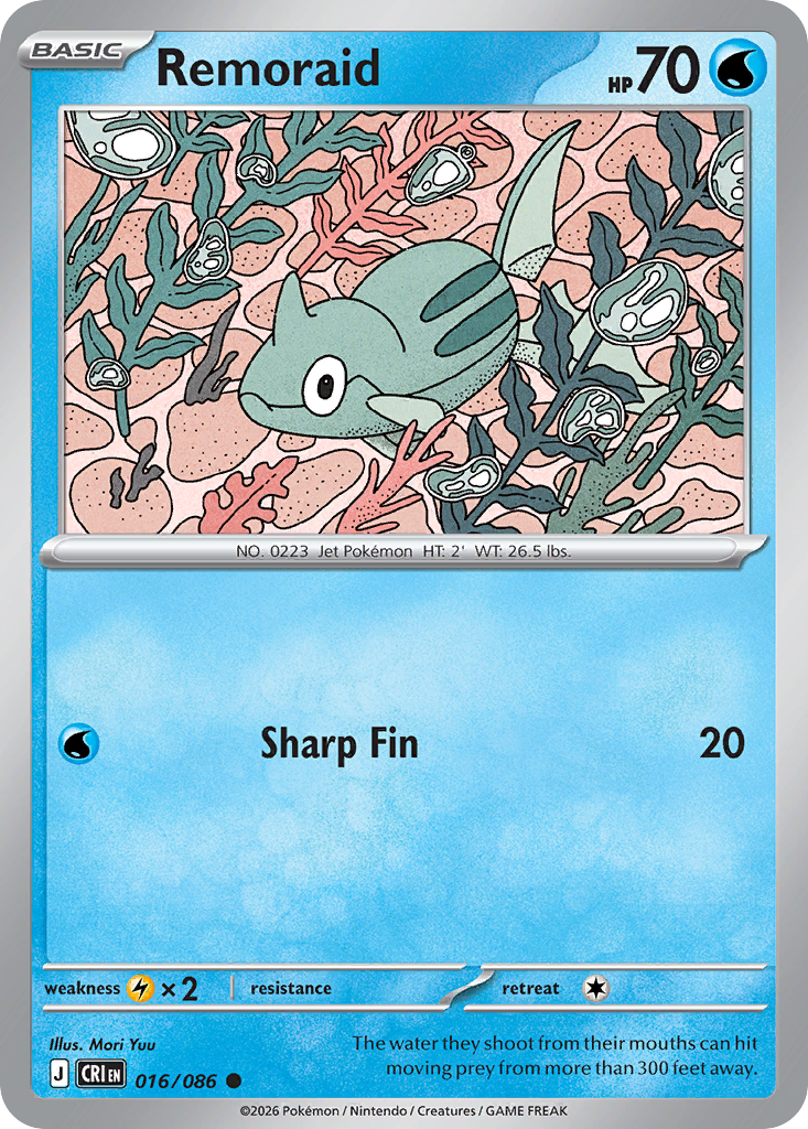 Remoraid 016/086 Chaos Rising card