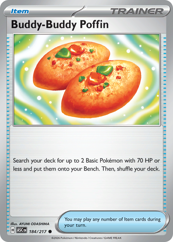 Buddy-Buddy Poffin 184/217 Ascended Heroes card