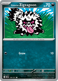 130/217 Galarian Zigzagoon - Ascended Heroes