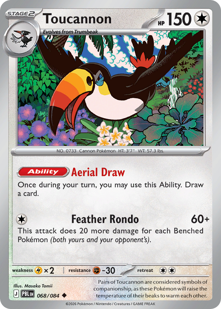 Toucannon 068/084 Pitch Black card