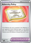Adversity Policy 074/086 Chaos Rising card