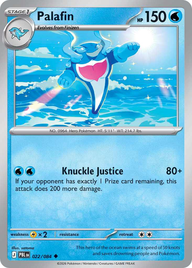 Palafin 022/084 Pitch Black card