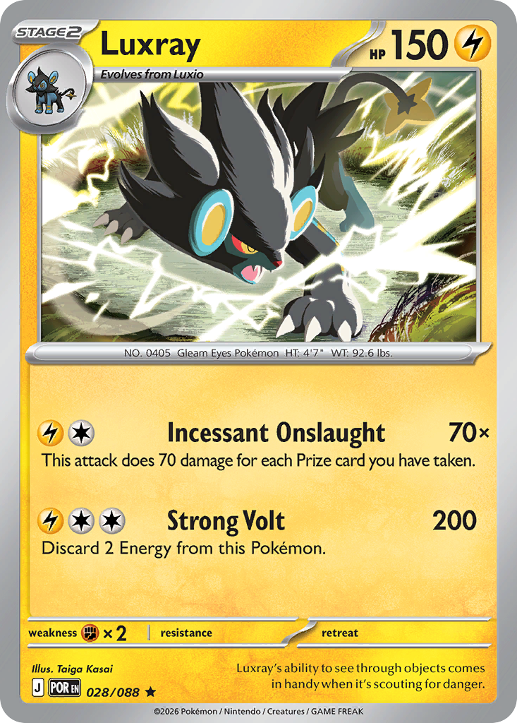 Luxray 028/088 Perfect Order card