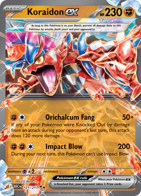 121/217 Koraidon ex - Ascended Heroes
