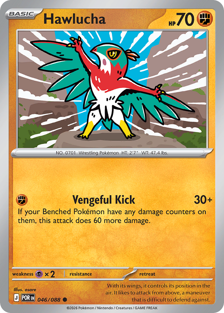 Hawlucha 046/088 Perfect Order card