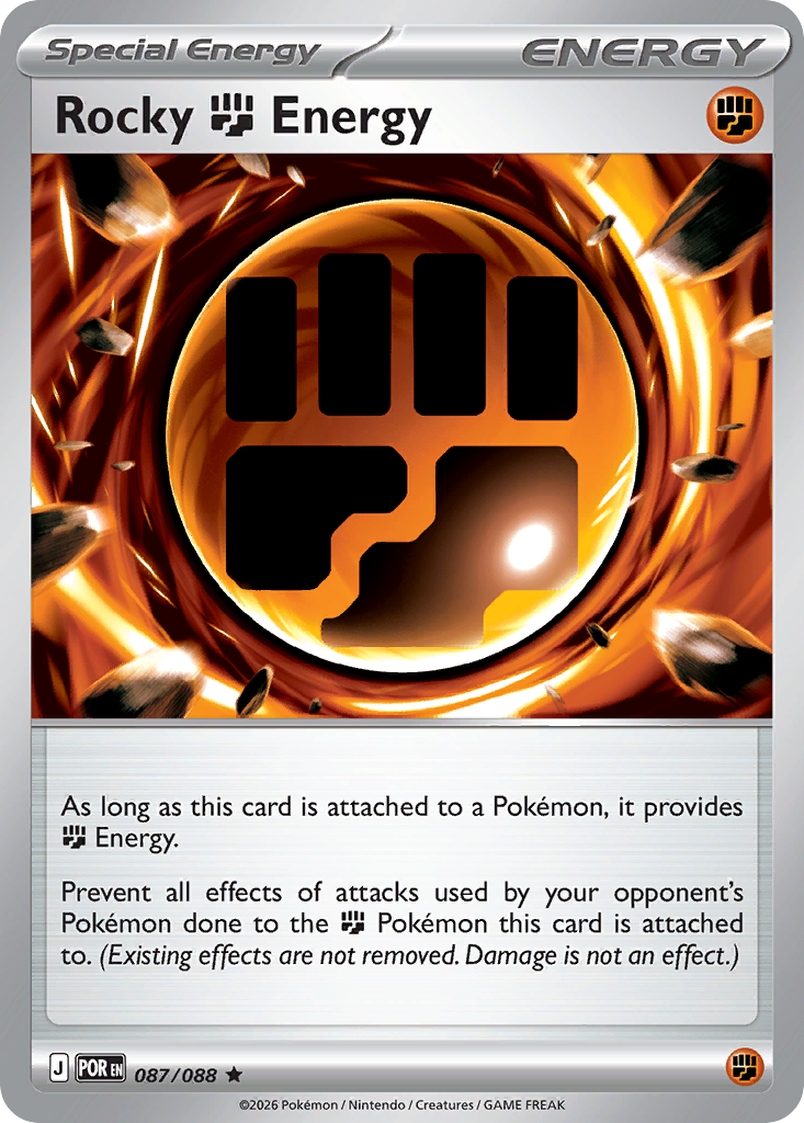 Rocky Fighting Energy 087/088 Perfect Order card