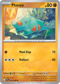 044/086 Phanpy - Chaos Rising