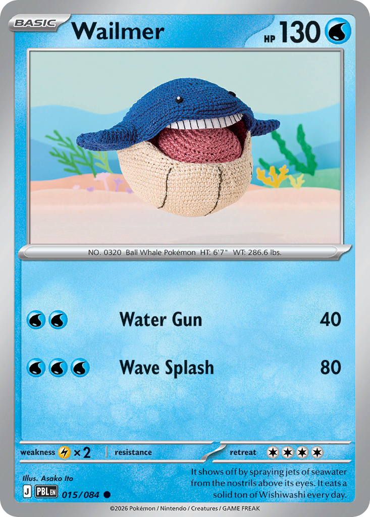 Wailmer 015/084 Pitch Black card