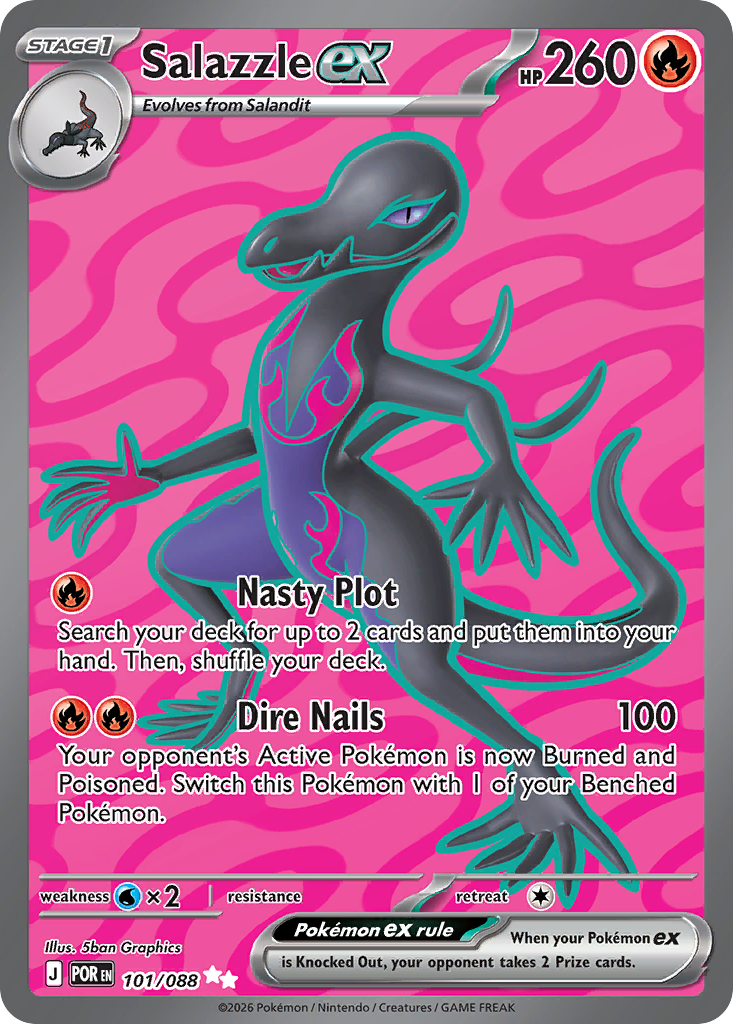 Salazzle ex 101/088 Perfect Order card