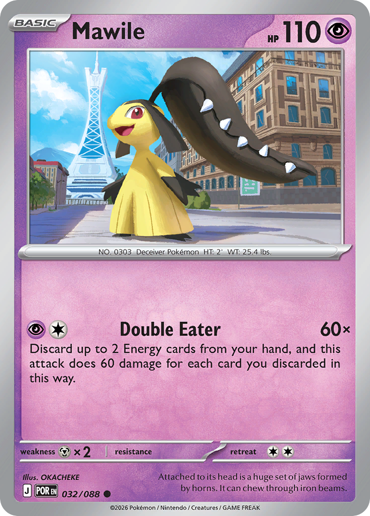 Mawile 032/088 Perfect Order card