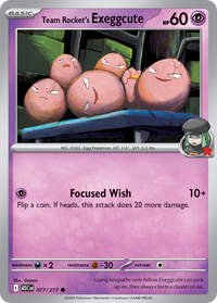 077/217 Team Rocket's Exeggcute - Ascended Heroes
