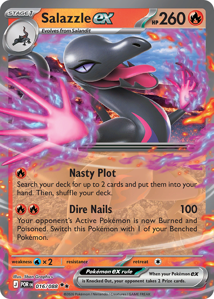 Salazzle ex 016/088 Perfect Order card