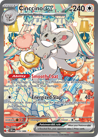 119/086 Cinccino ex - Chaos Rising
