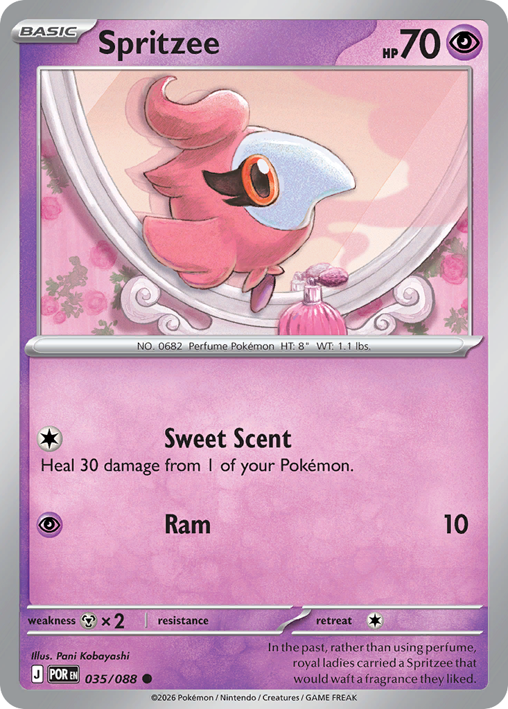 Spritzee 035/088 Perfect Order card