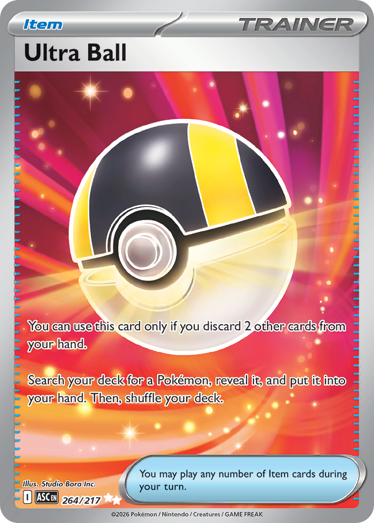 Ultra Ball 264/217 Ascended Heroes card
