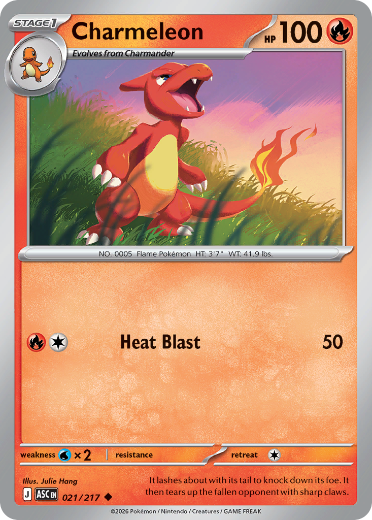Charmeleon 021/217 Ascended Heroes card