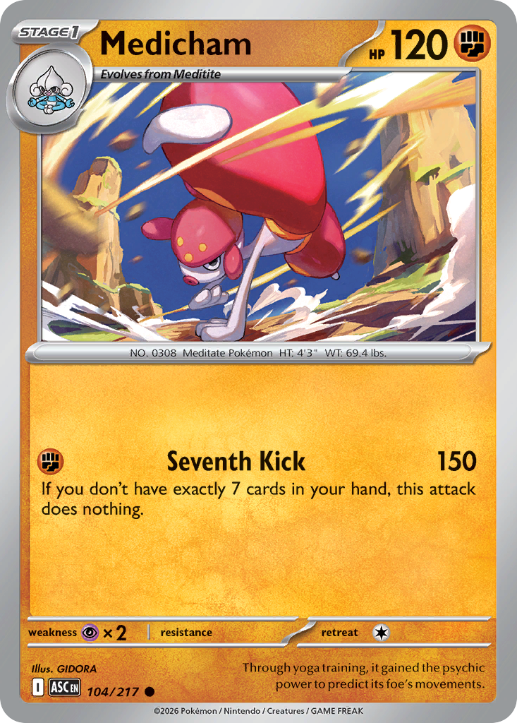 Medicham 104/217 Ascended Heroes card