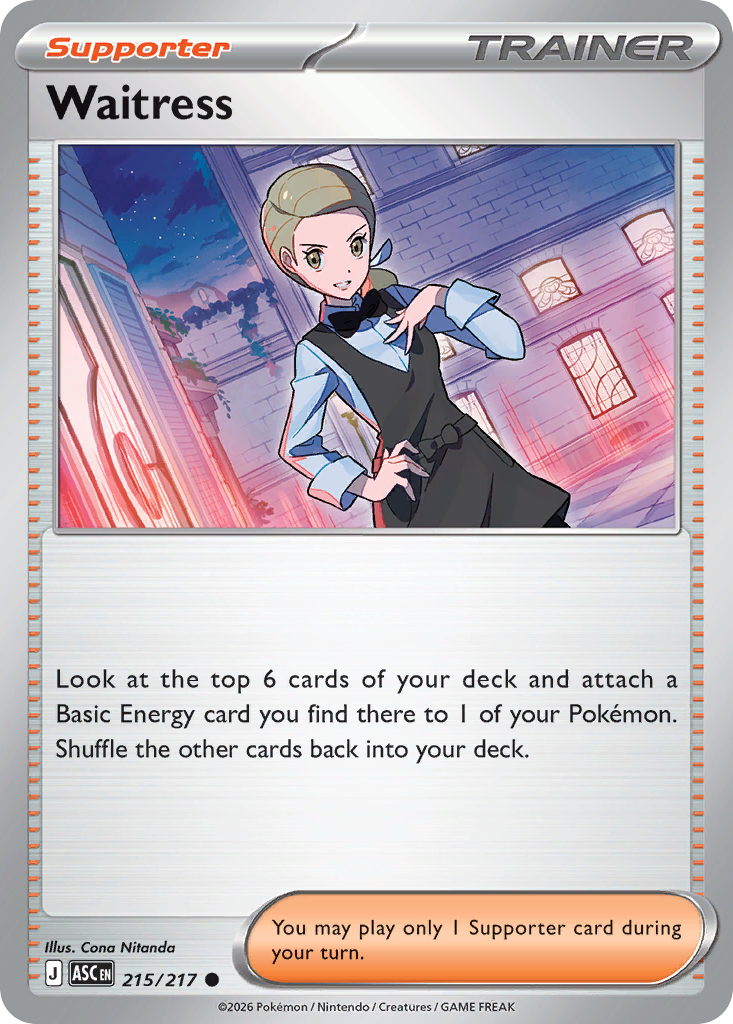 Waitress 215/217 Ascended Heroes card