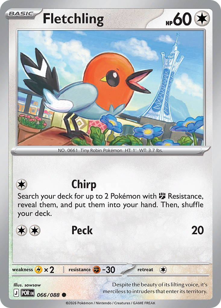 Fletchling 066/088 Perfect Order card