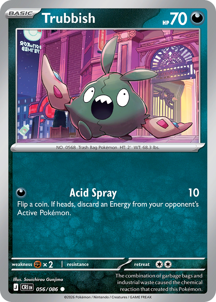 Trubbish 056/086 Chaos Rising card
