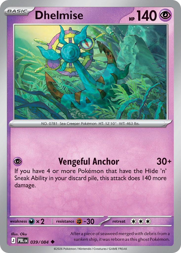 Dhelmise 039/084 Pitch Black card