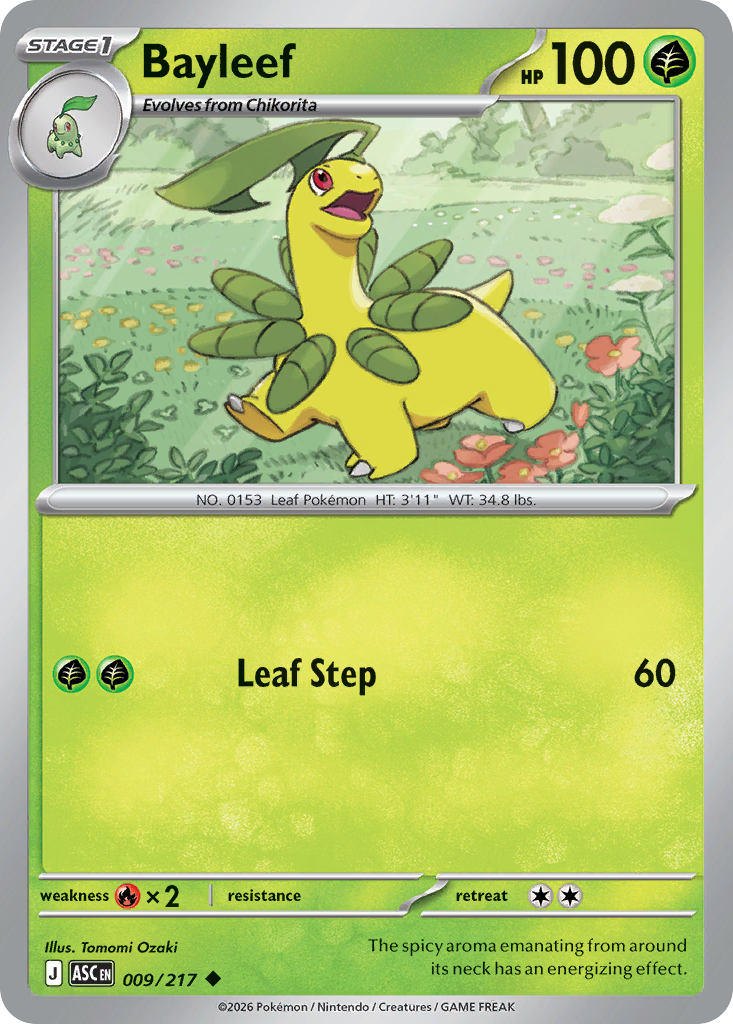 Bayleef 009/217 Ascended Heroes card